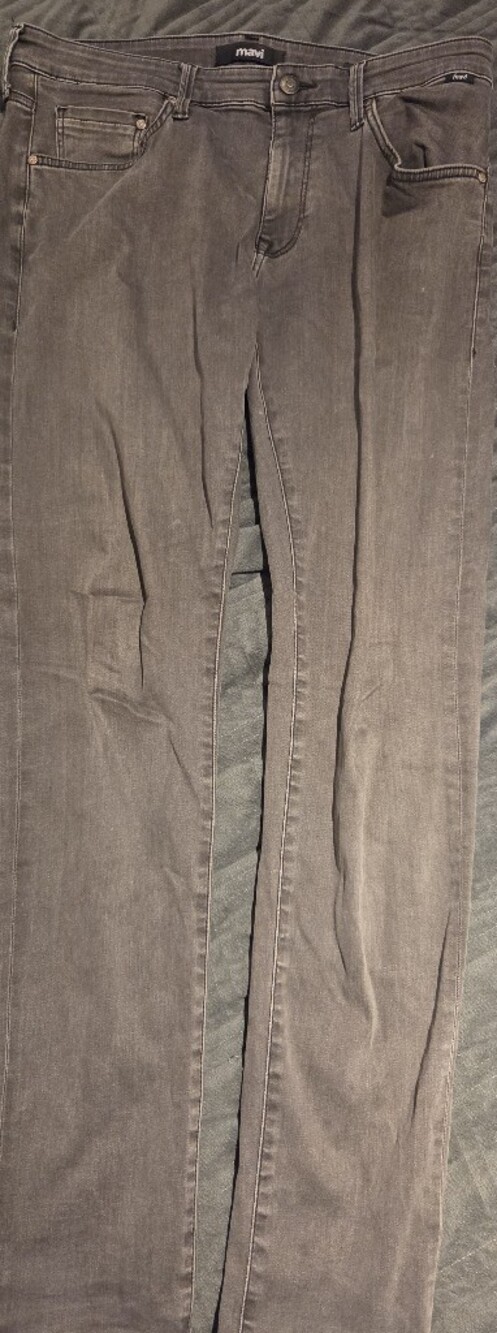 Mavi Jake Slim Leg Pants in Charcoal Gray